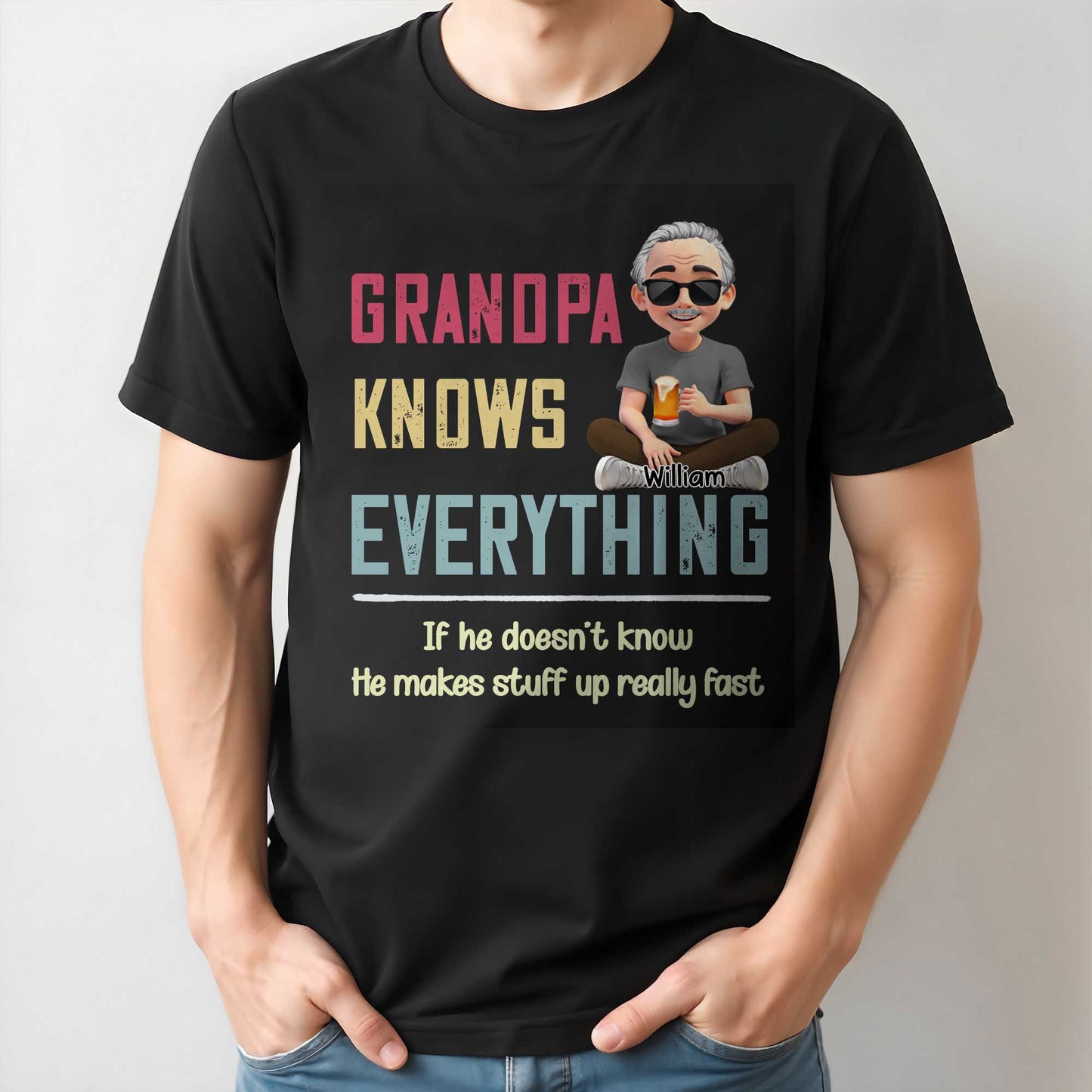 Grandpa Knows Everything, Beer and Smiling Grandpa