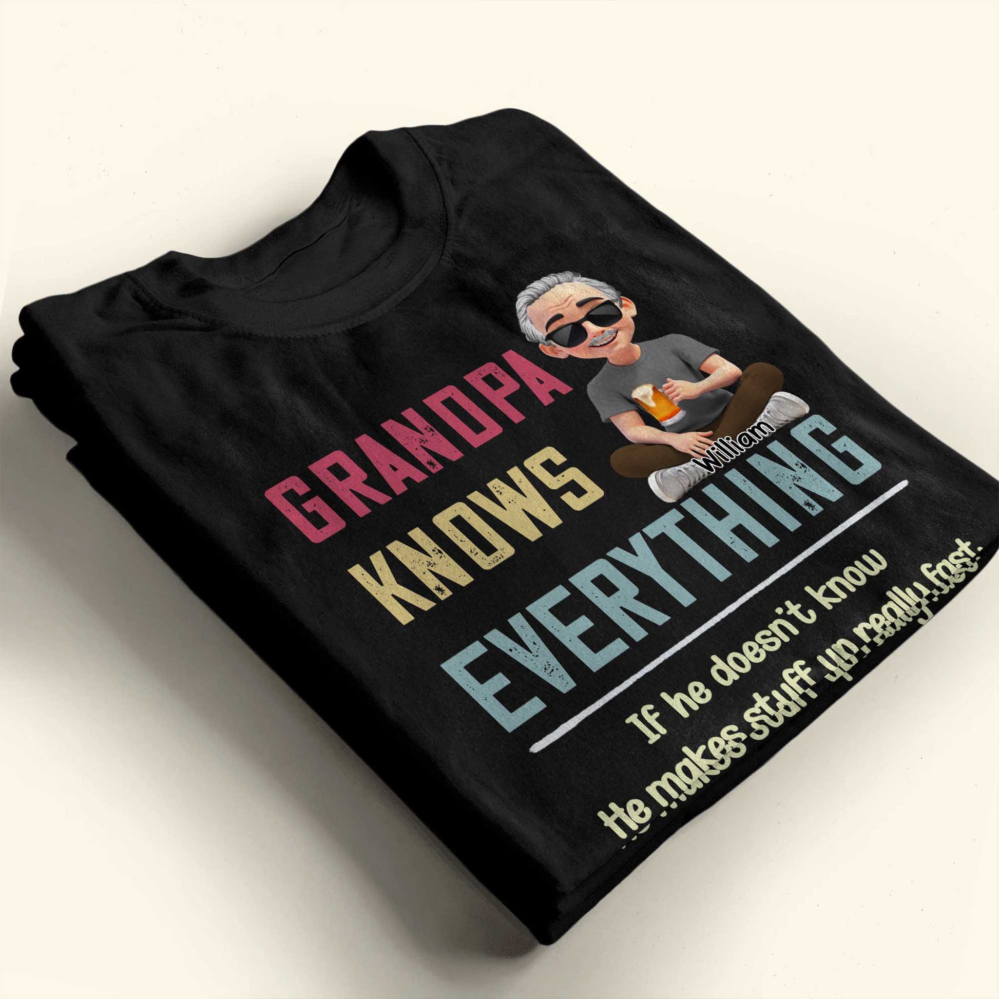 Grandpa Knows Everything, Beer and Smiling Grandpa