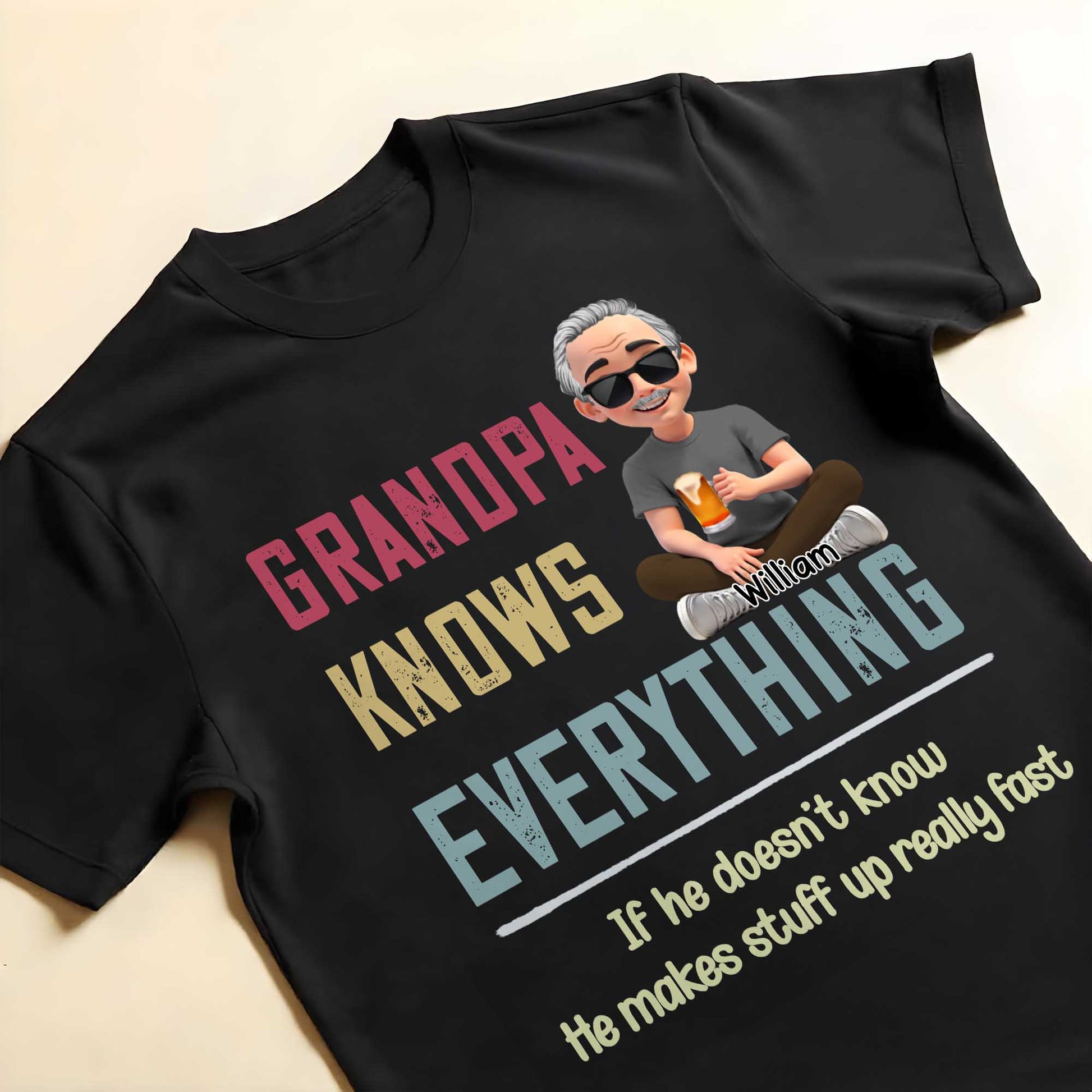 Grandpa Knows Everything, Beer and Smiling Grandpa