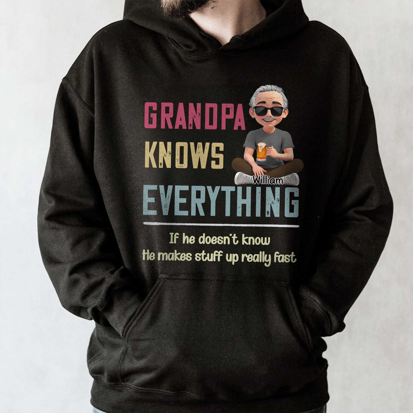 Grandpa Knows Everything, Beer and Smiling Grandpa