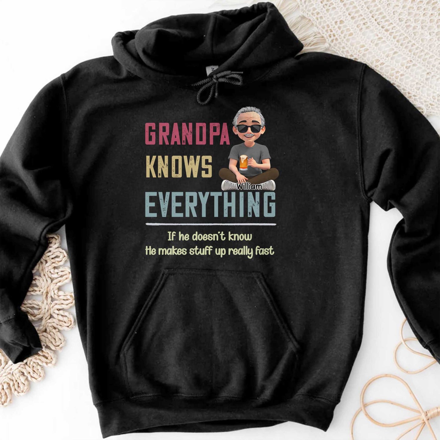 Grandpa Knows Everything, Beer and Smiling Grandpa