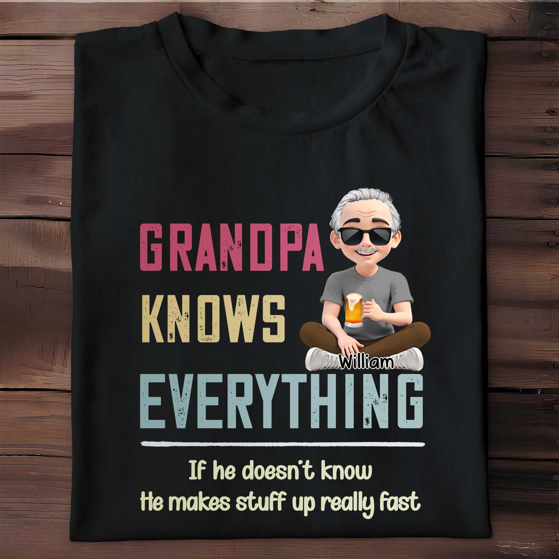 Grandpa Knows Everything, Beer and Smiling Grandpa