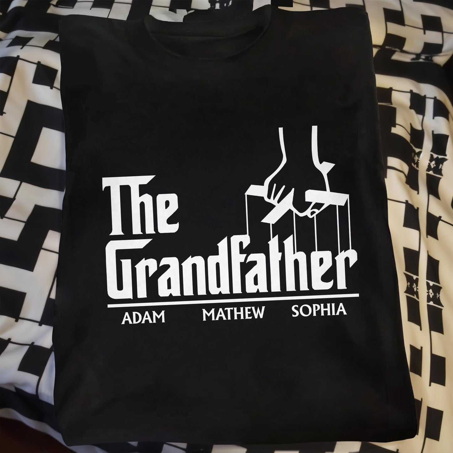 The Grandfather Puppet Strings Design