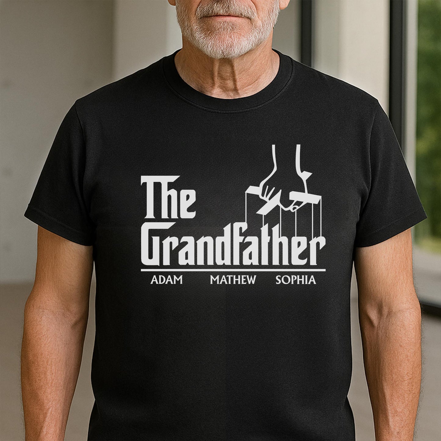 The Grandfather Puppet Strings Design