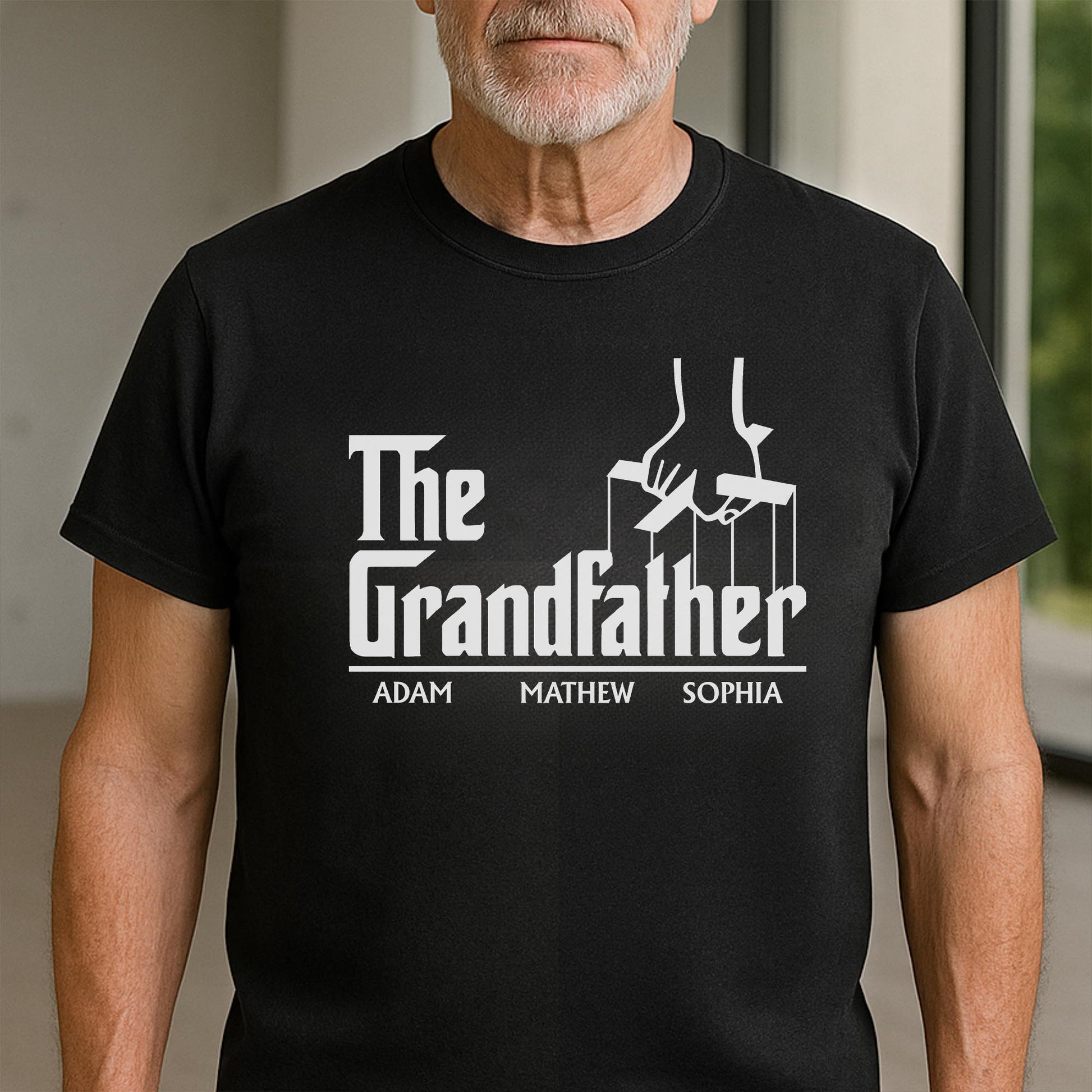 The Grandfather Puppet Strings Design