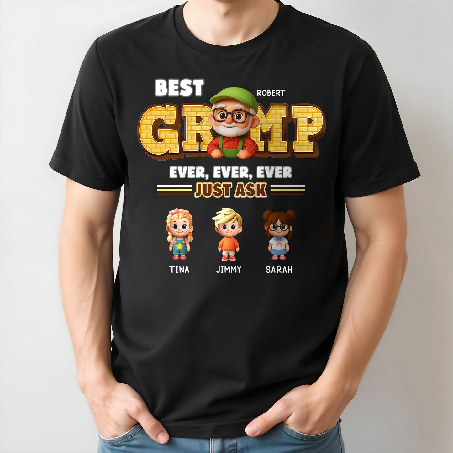 Best Gramp Ever, Ever, Ever Just Ask, Cartoon Characters