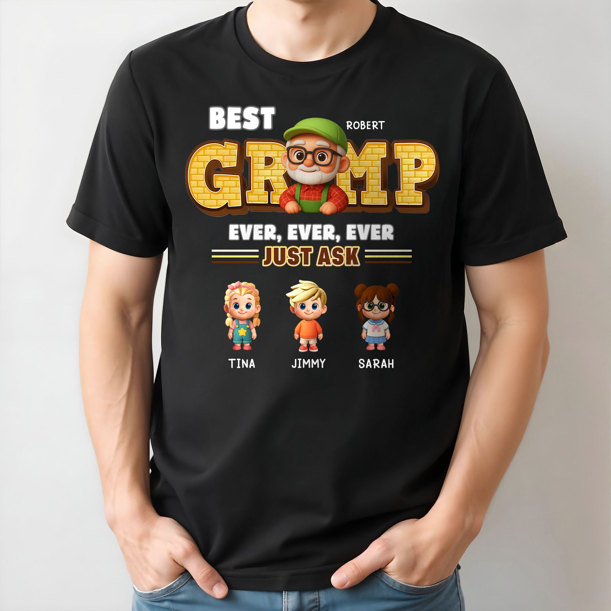 Best Gramp Ever, Ever, Ever Just Ask, Cartoon Characters