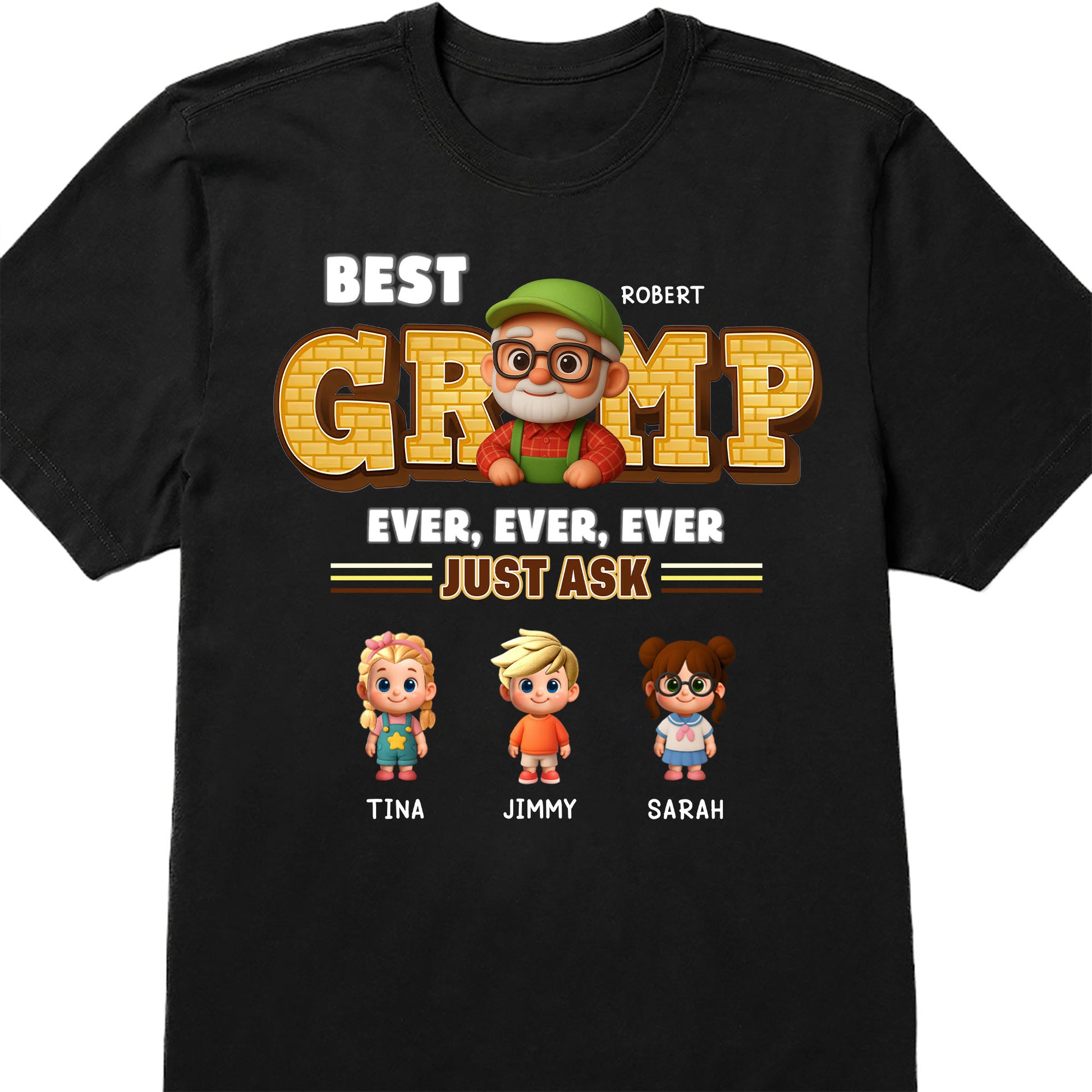 Best Gramp Ever, Ever, Ever Just Ask, Cartoon Characters