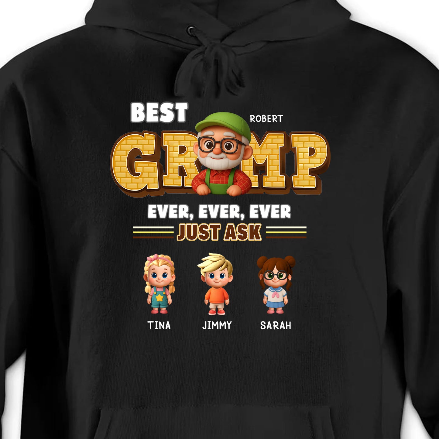 Best Gramp Ever, Ever, Ever Just Ask, Cartoon Characters