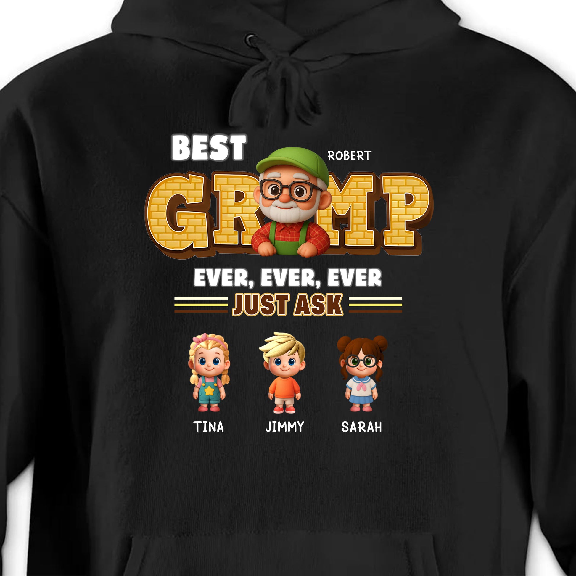 Best Gramp Ever, Ever, Ever Just Ask, Cartoon Characters