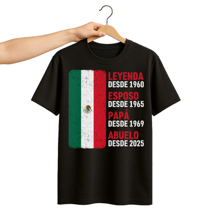 Legend Since, Husband Since, Country Flags - Personalized Custom Unisex T-shirt, Hoodie - GRP040_BBAS