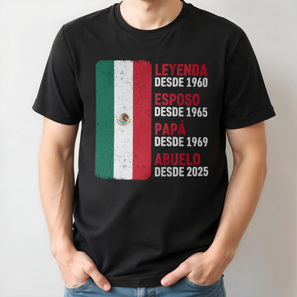 Legend Since, Husband Since, Country Flags - Personalized Custom Unisex T-shirt, Hoodie - GRP040_BBAS