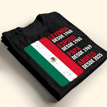 Legend Since, Husband Since, Country Flags - Personalized Custom Unisex T-shirt, Hoodie - GRP040_BBAS