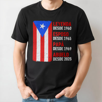 Legend Since, Husband Since, Country Flags - Personalized Custom Unisex T-shirt, Hoodie - GRP040_BBAS