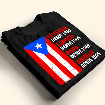 Legend Since, Husband Since, Country Flags - Personalized Custom Unisex T-shirt, Hoodie - GRP040_BBAS