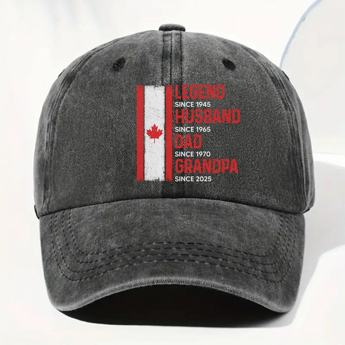 Legend Since Husband Dad Grandpa With Canadian Flag