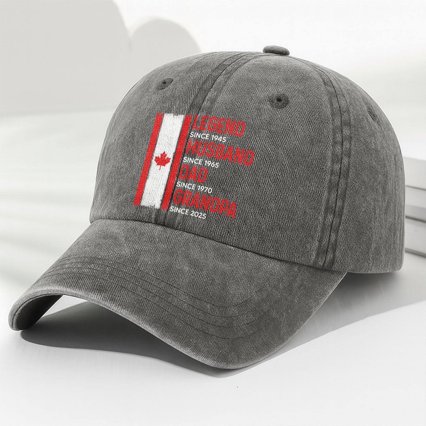 Legend Since Husband Dad Grandpa With Canadian Flag