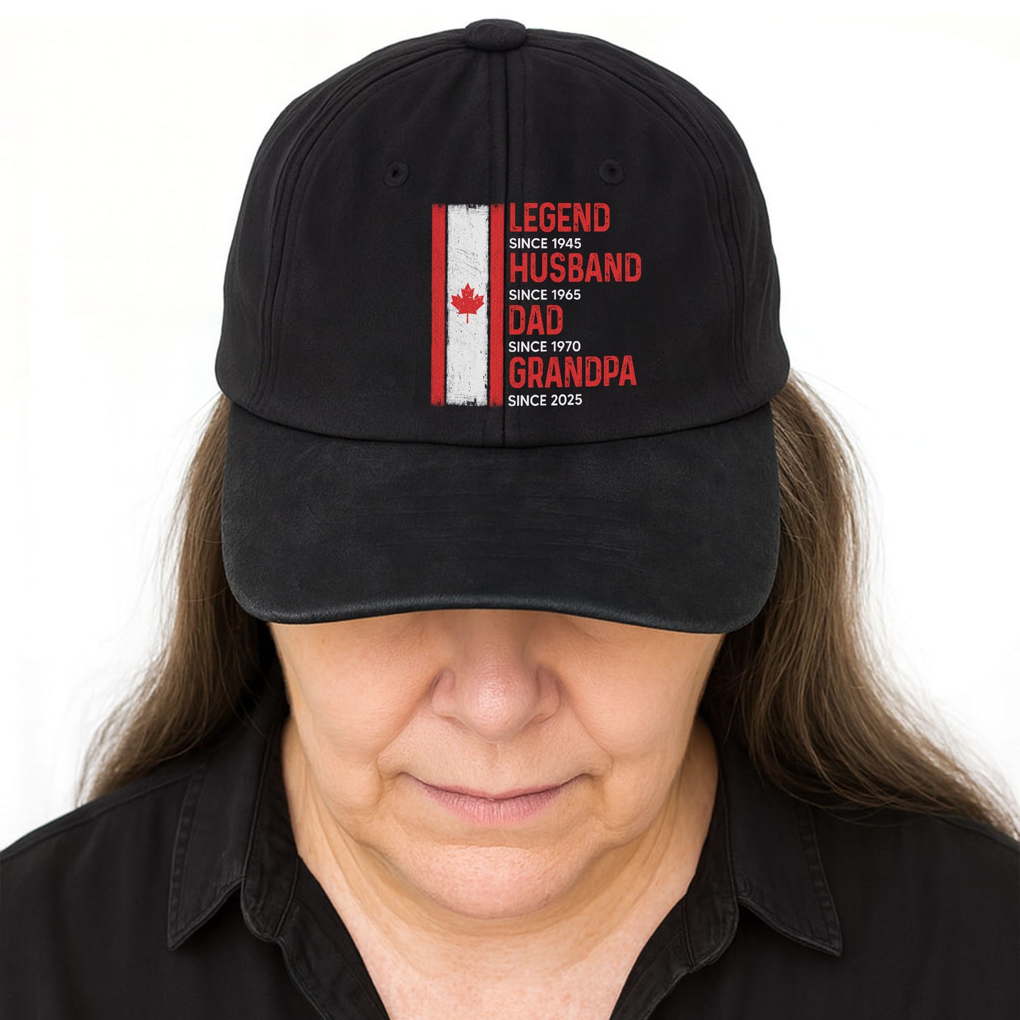 Legend Since Husband Dad Grandpa With Canadian Flag