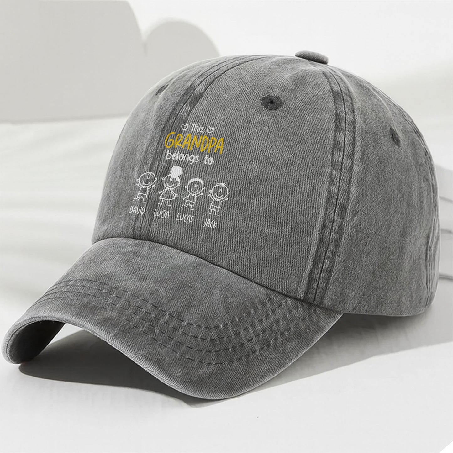 This Grandpa Belongs To, Stick Figures With Heart