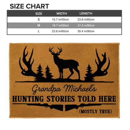 Hunting Stories Told Here With Deer And Trees