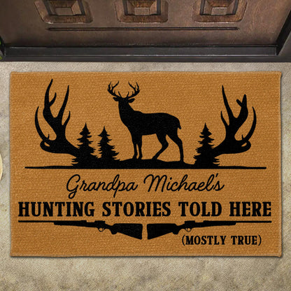 Hunting Stories Told Here With Deer And Trees