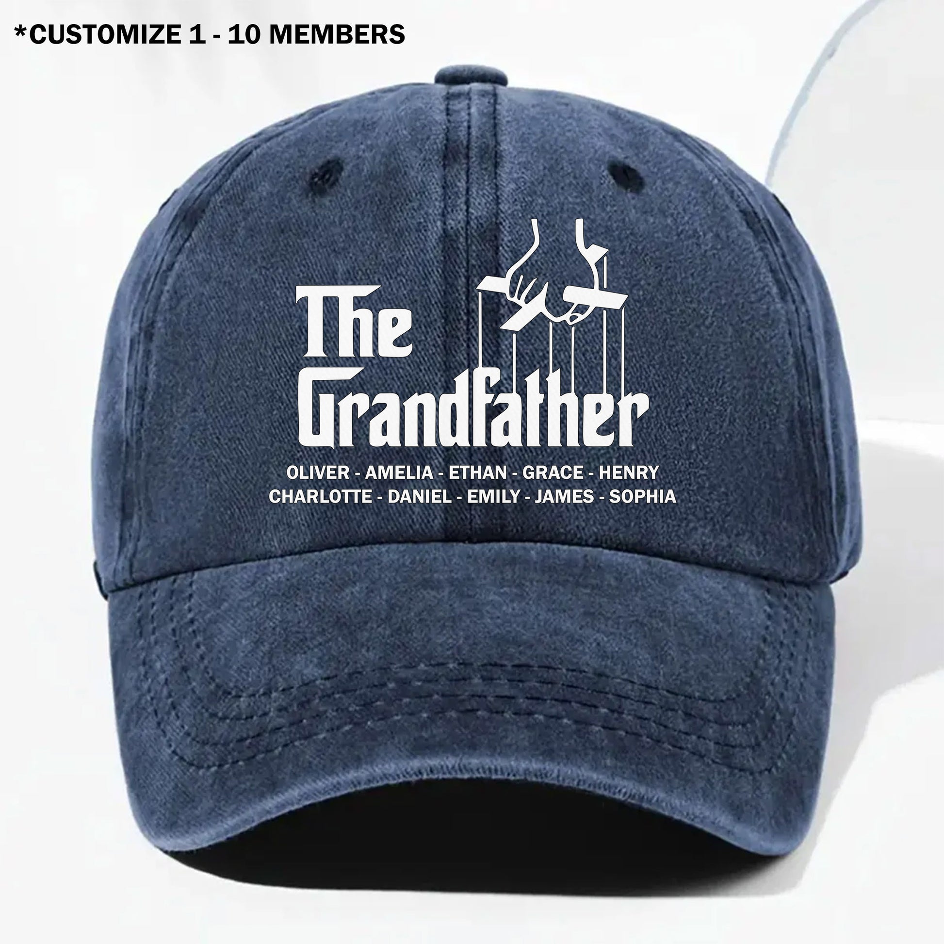 The Grandfather Hand Chair Gesture Cap