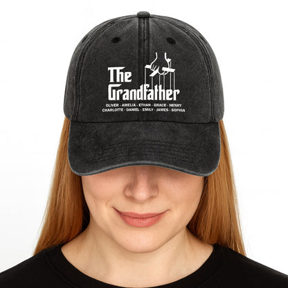 The Grandfather Hand Chair Gesture Cap
