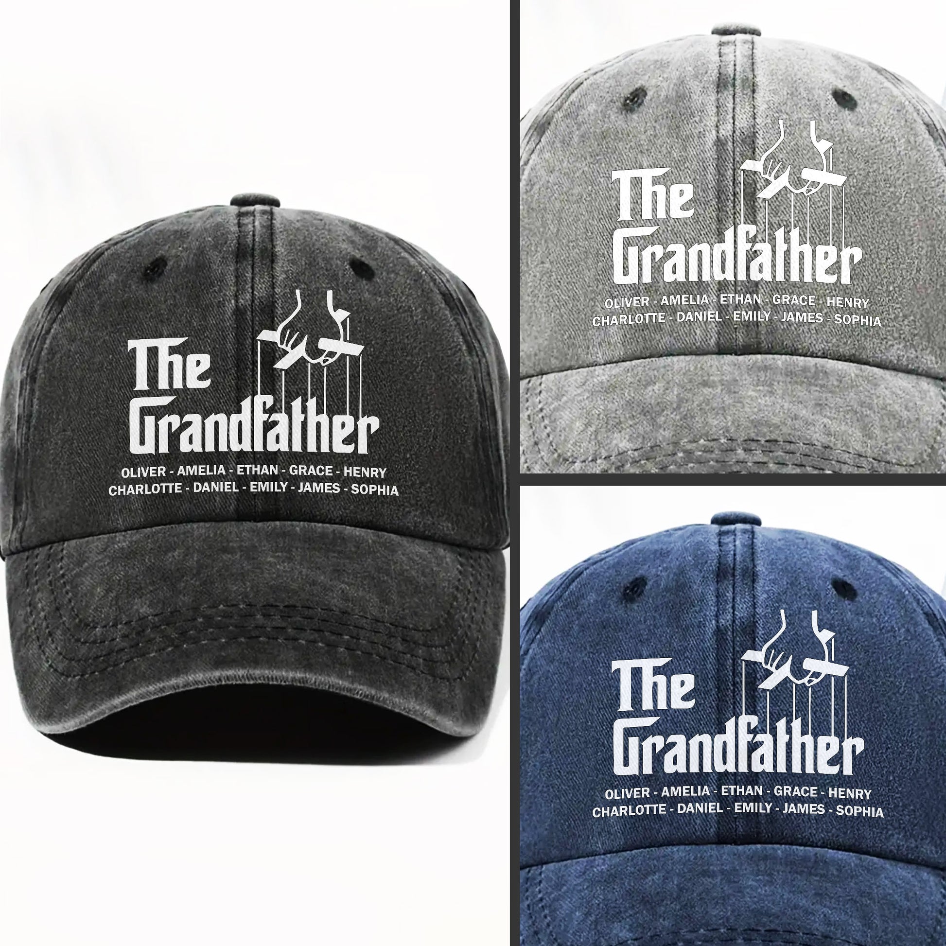 The Grandfather Hand Chair Gesture Cap