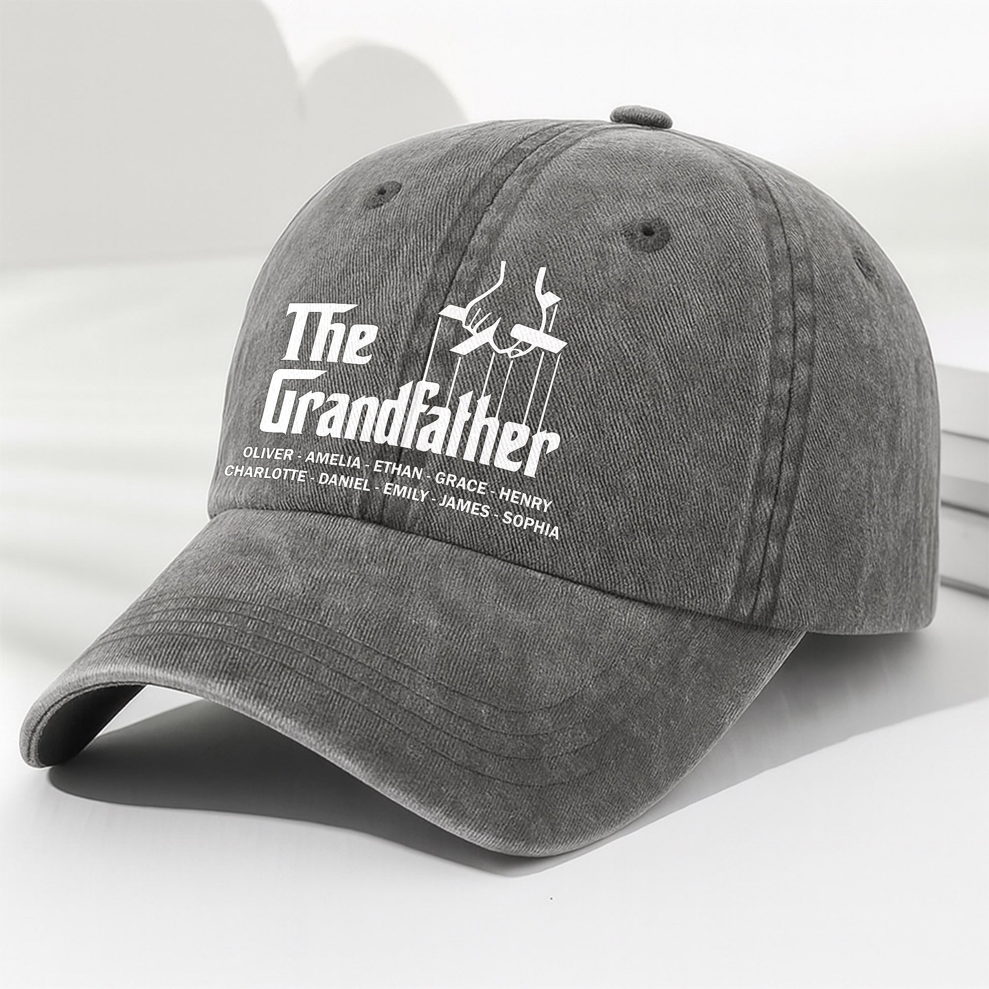 The Grandfather Hand Chair Gesture Cap