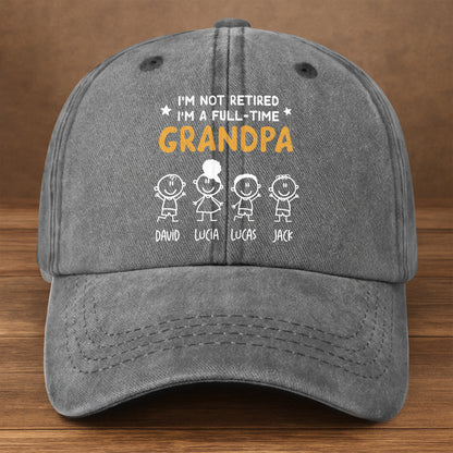 I'm Not Retired I'm A Full-Time Grandpa, Stick Figures