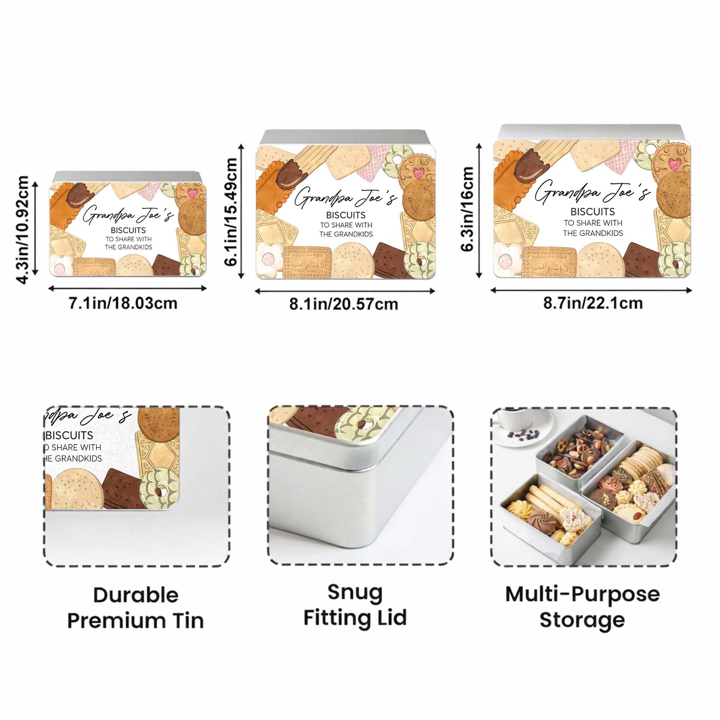 Grandpa's Biscuits To Share With The Grandkids Assorted Cookies