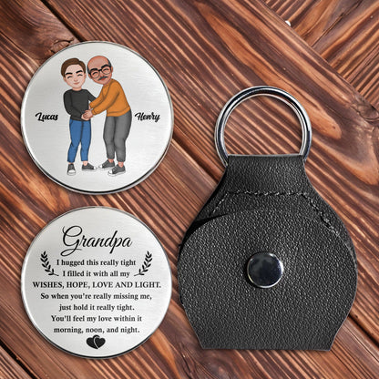 Grandpa Pocket Hug With Wishes, Hope, Love And Light