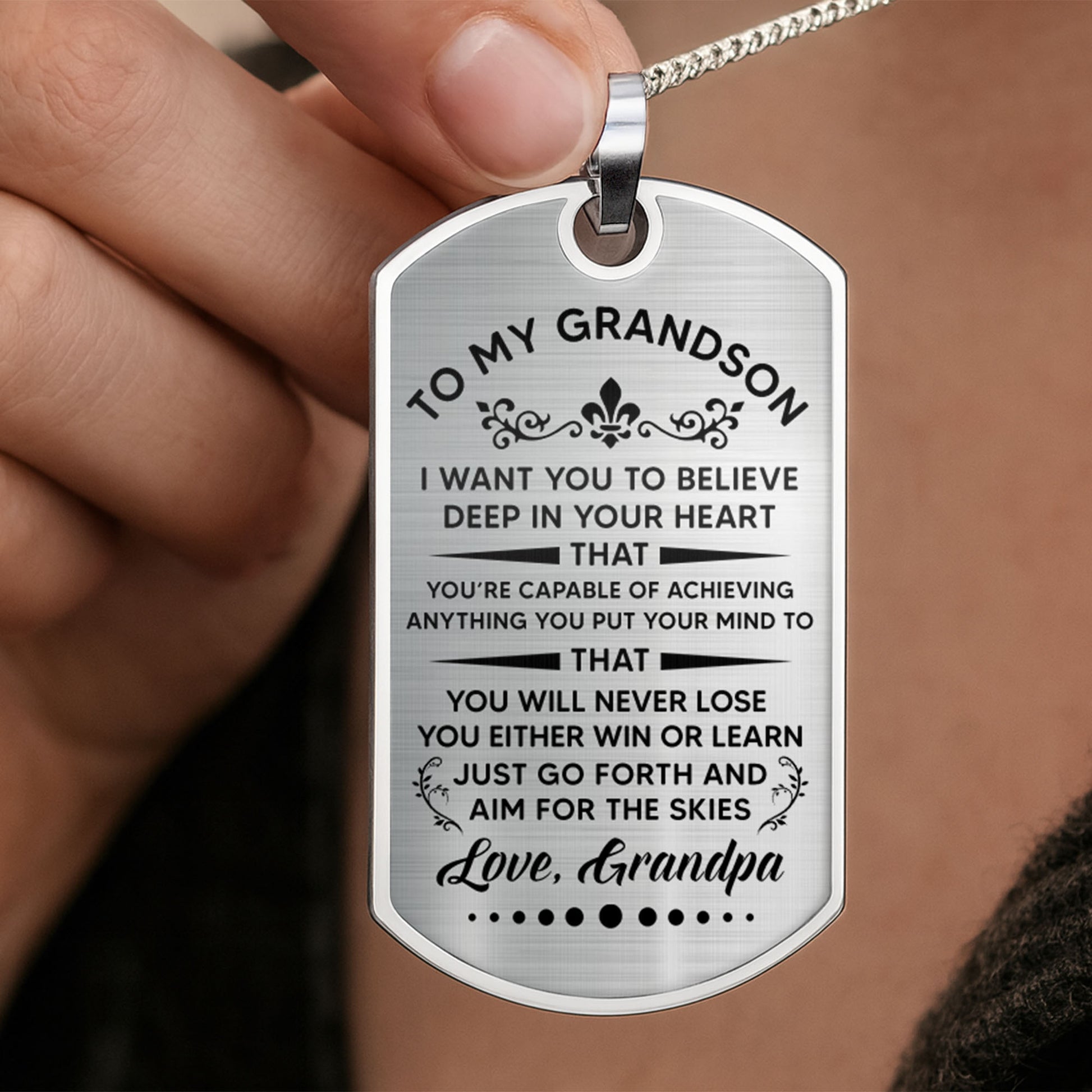 To My Grandson, Believe In Your Heart, Aim For The Skies