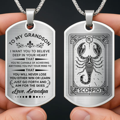 To My Grandson, Believe In Your Heart, Aim For The Skies