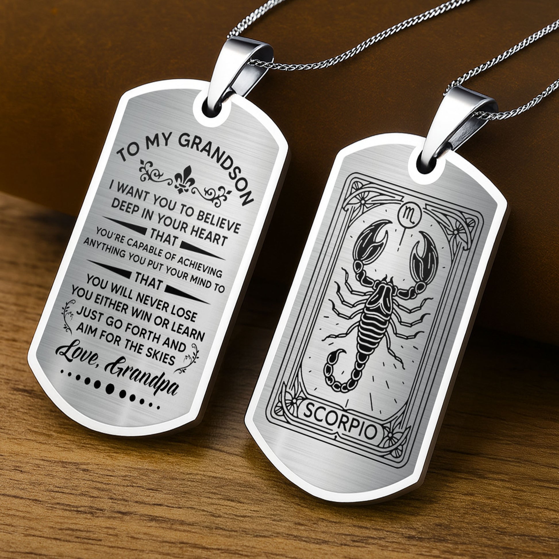 To My Grandson, Believe In Your Heart, Aim For The Skies