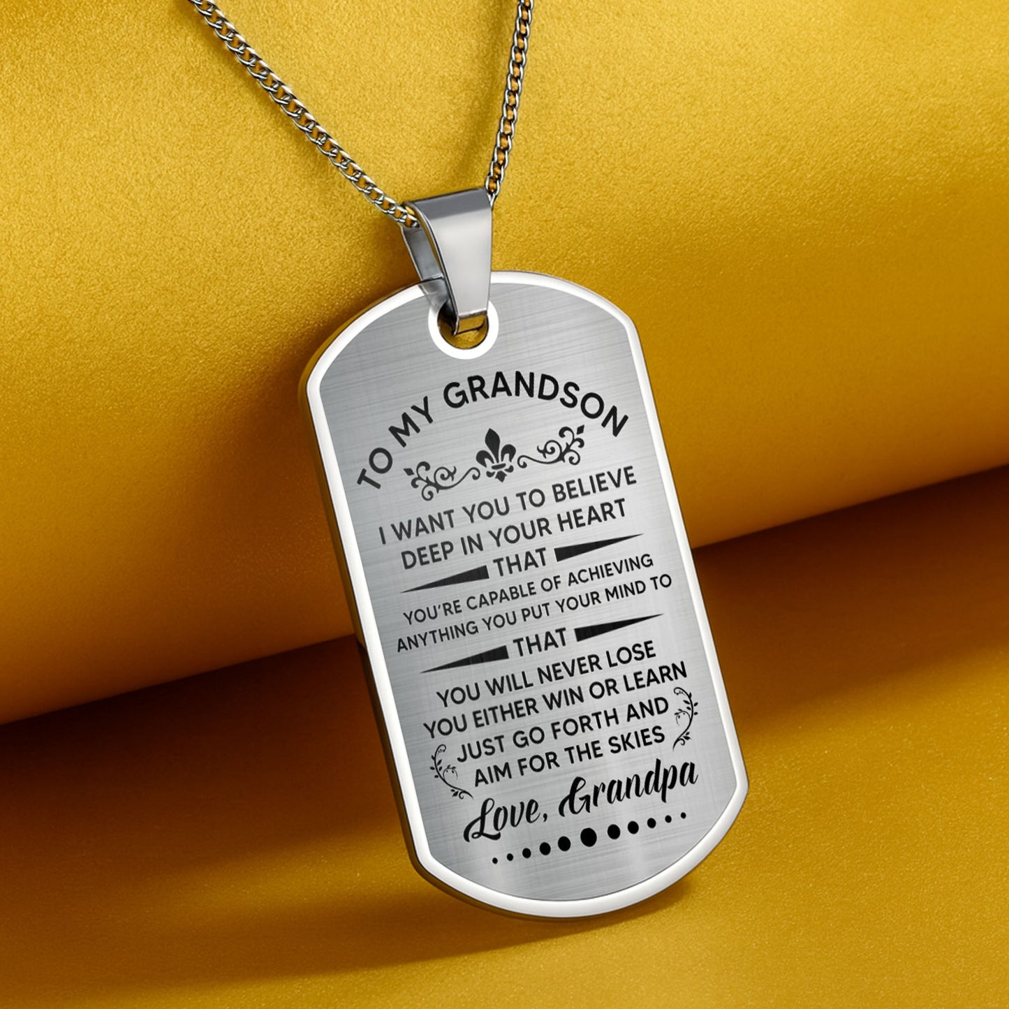 To My Grandson, Believe In Your Heart, Aim For The Skies