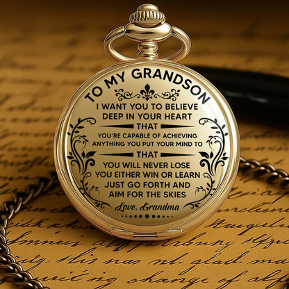 To My Grandson, Aim For The Skies, Love From Grandma