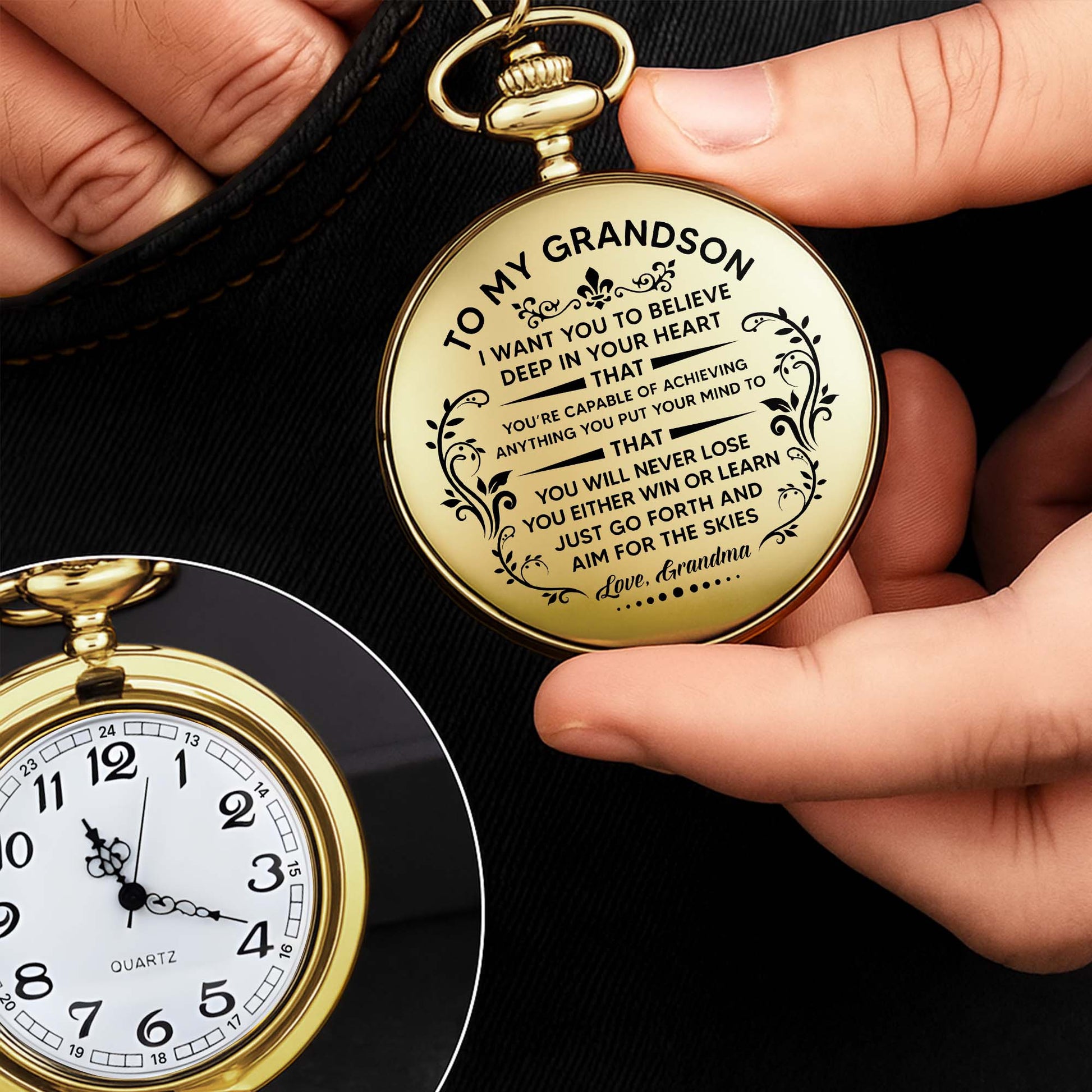 To My Grandson, Aim For The Skies, Love From Grandma