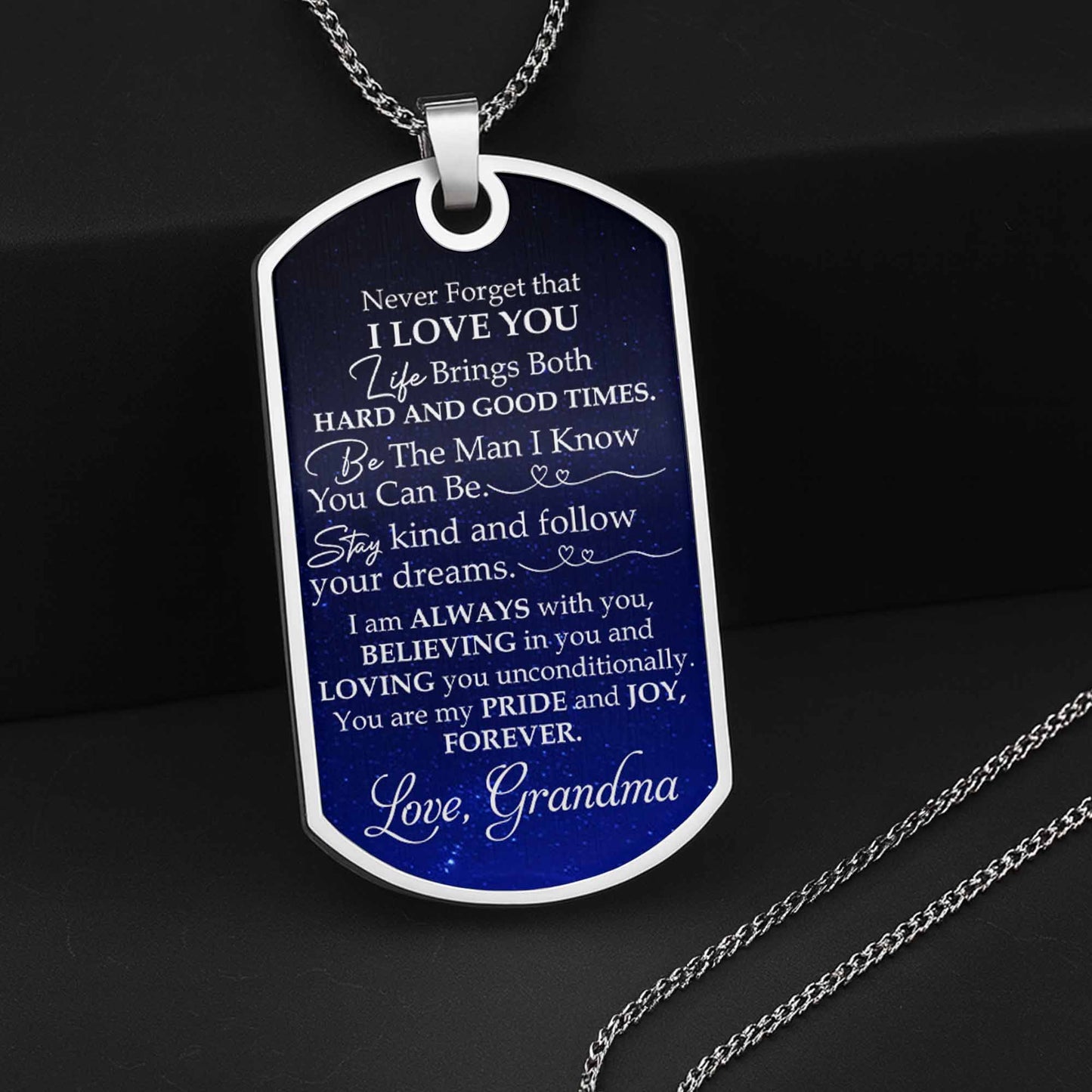 Capture A Beautiful Constellation For Stargazers - Personalized Custom Dog Tag Necklace - GSN002_DTNECK