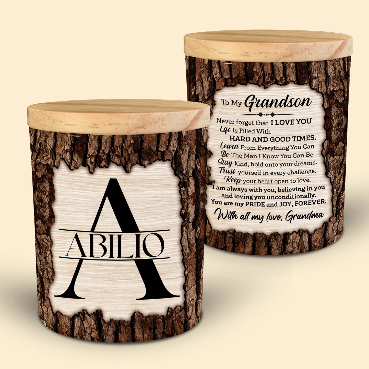 Ilumina tus recuerdos más preciados con un tarro de cristal personalizado con LED - GSN002_LEJAR