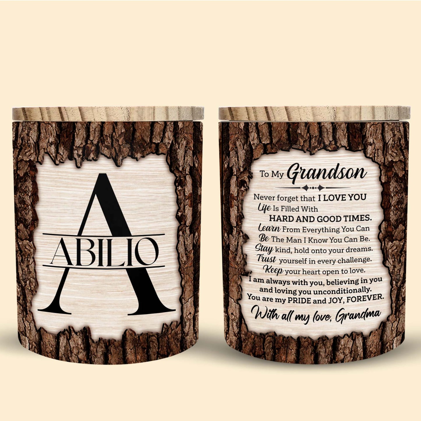 Ilumina tus recuerdos más preciados con un tarro de cristal personalizado con LED - GSN002_LEJAR