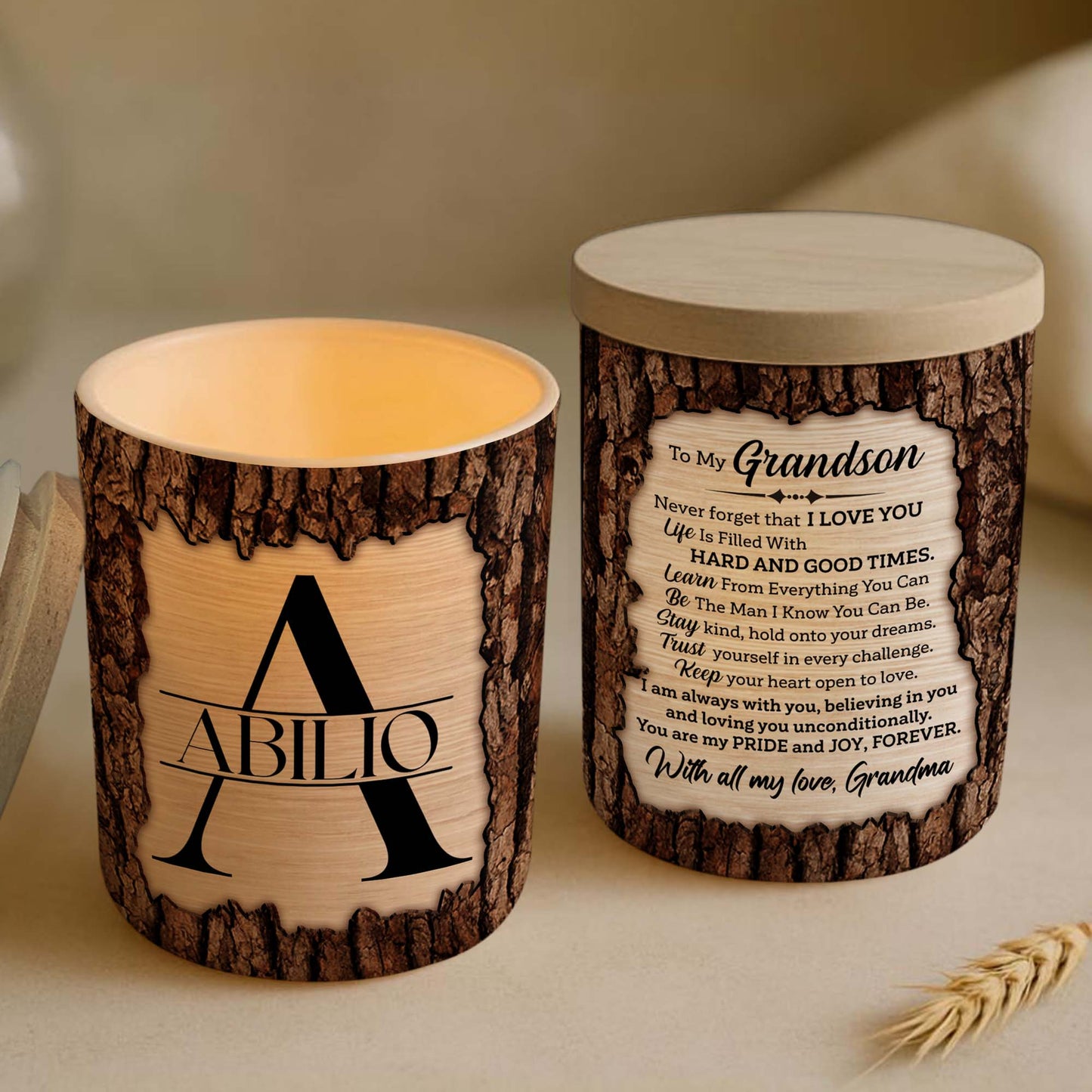 Ilumina tus recuerdos más preciados con un tarro de cristal personalizado con LED - GSN002_LEJAR