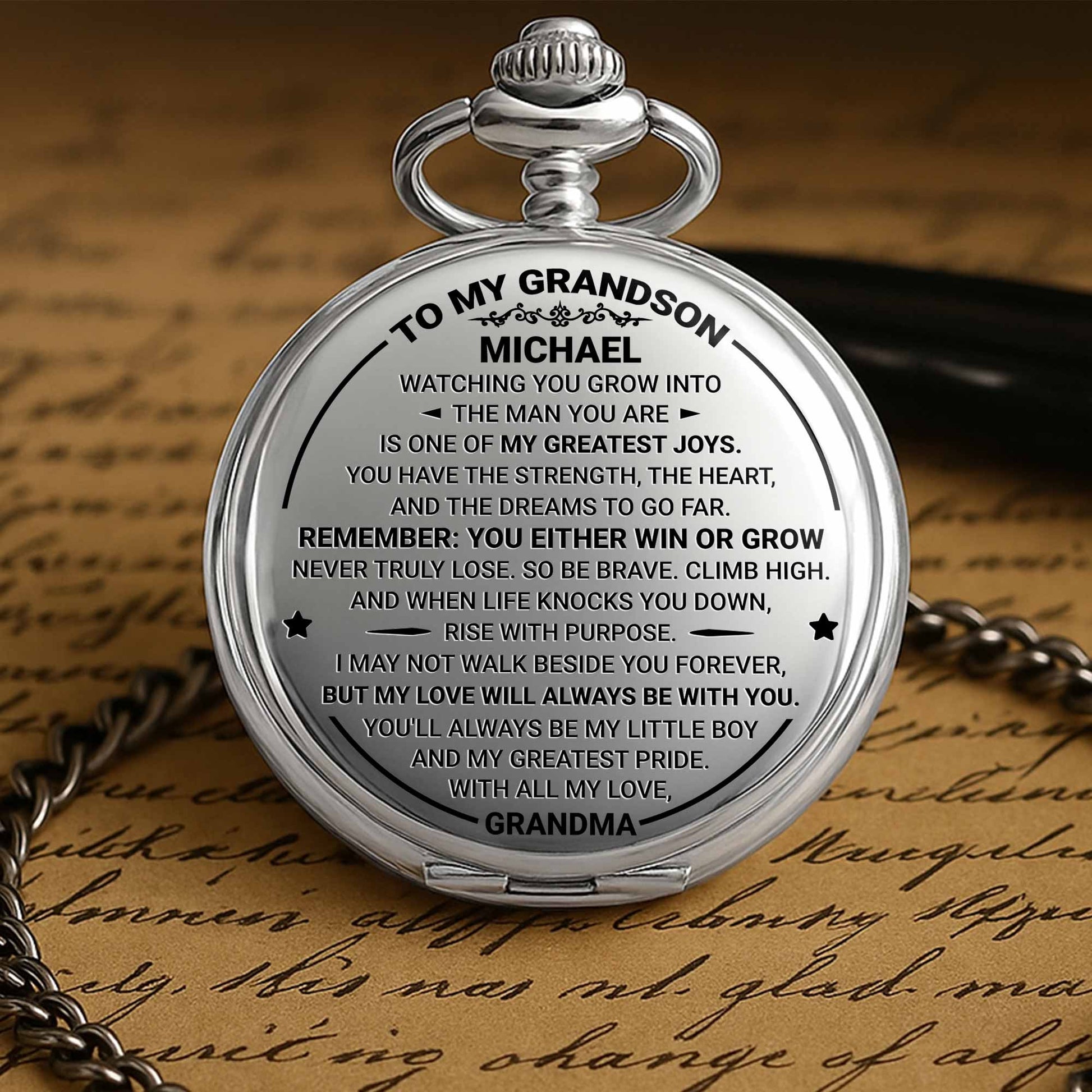 Watching You Grow Into The Man You Are, With Stars