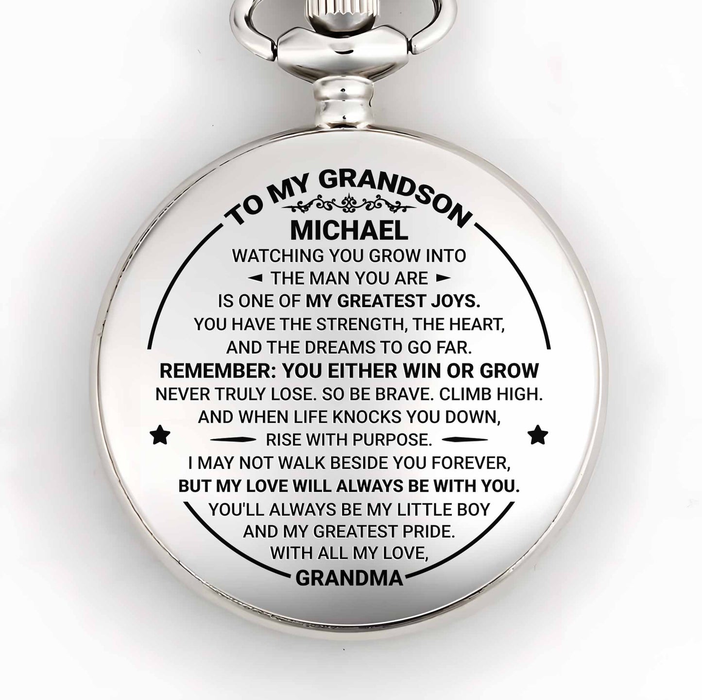 Watching You Grow Into The Man You Are, With Stars