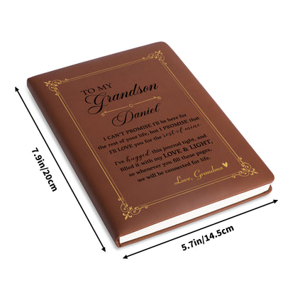 Promise of Eternal Love and Affection - Personalized Custom Leather Journal - GSN003_JRNL