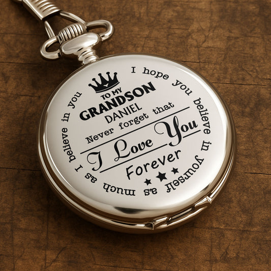 To My Grandson, I Love You Forever, Crown Design