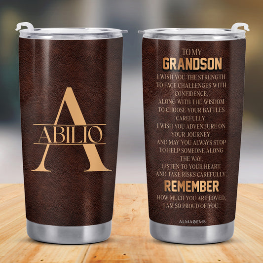 Wish You Strength and Wisdom Custom Tumbler