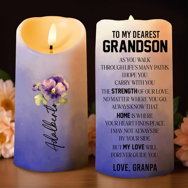 To My Dearest Grandson, Home Is Where The Heart Finds Peace