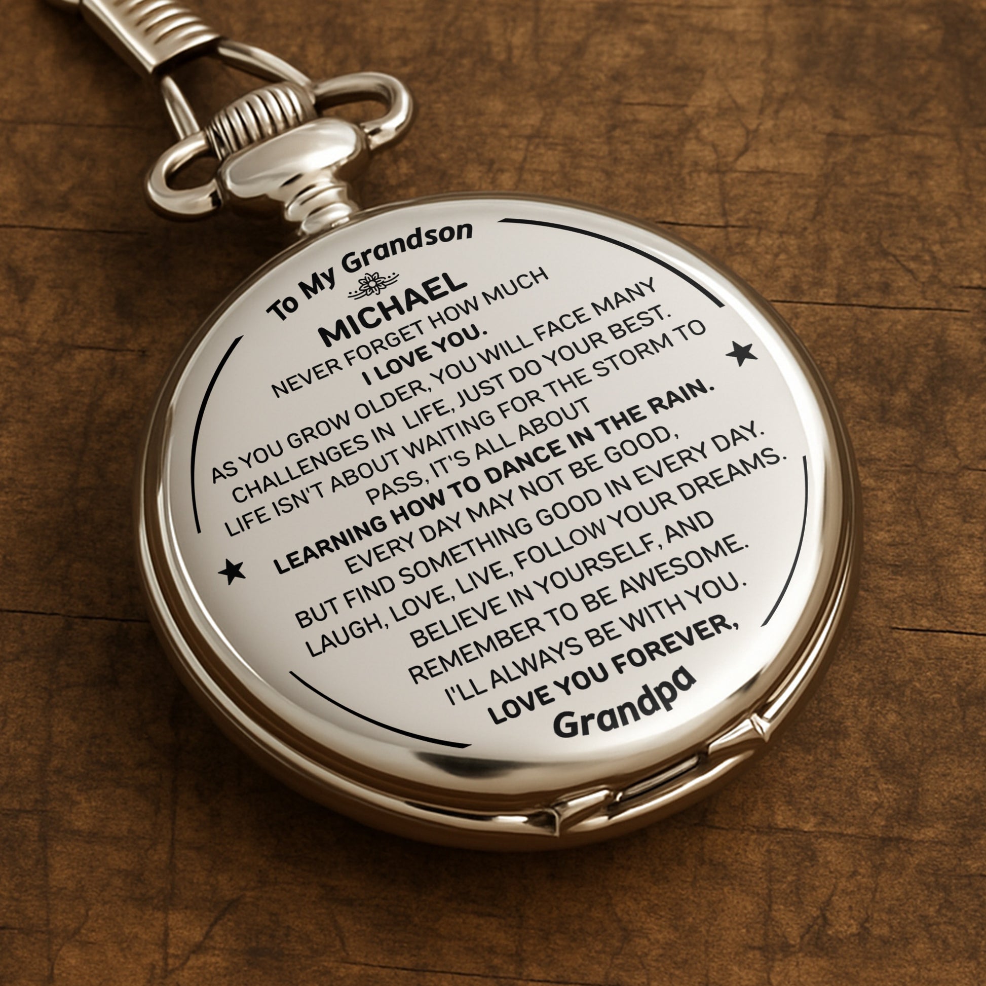 To My Grandson Never Forget How Much I Love You