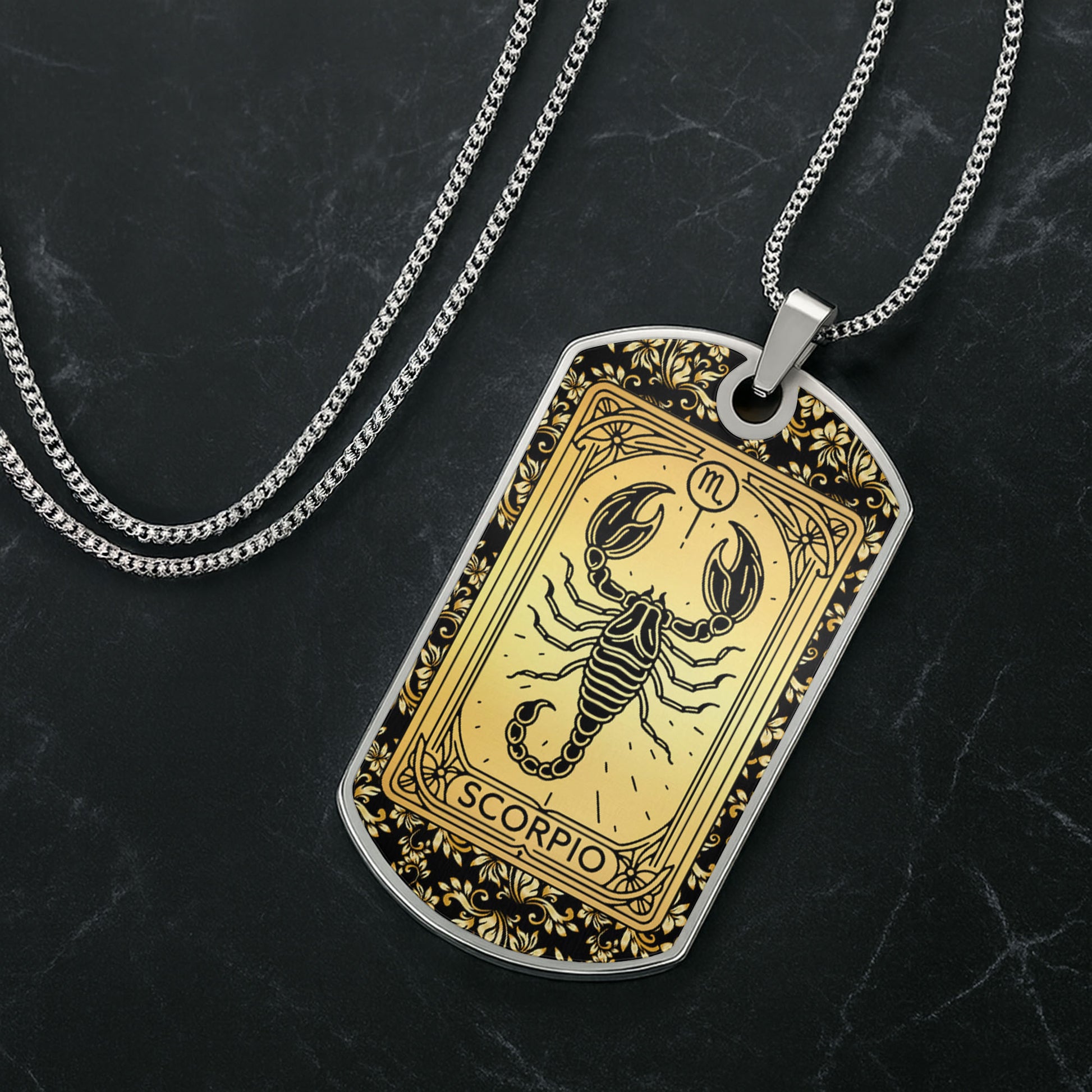 To My Grandson, Believe In Yourself, Floral Necklace